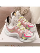 Louis Vuitton LV Archlight Monogram Print Sneaker Pink 2020