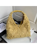 Chanel Tweed Large Hobo Bag AS2292 Yellow 2020