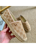 Gucci GG Canvas Espadrilles Beige 2021 03