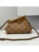 Fendi First Small Flannel Bag Beige 2021 80018M