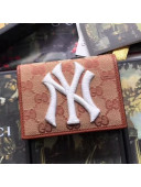 Gucci GG Card Case with NY Yankees 2019