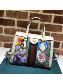 Gucci Ophidia GG Flora Small Tote Bag ‎‎547551 White 2019