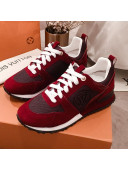 Louis Vuitton Run Away Sneakers Burgundy 2021 04