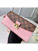 Louis Vuitton Croisette Long Wallet N60215 Pink