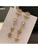 Chanel Bloom Lion Long Earrings AB2923 2019