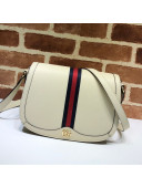 Gucci Ophidia Leather Small Shoulder Bag ‎601044 White 2019