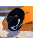 Louis Vuitton Fur Earmuff Black 2021 110416