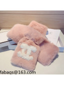 Chanel Fur Earmuff Pink 2021 110419