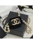 Chanel Evening Clutch Bag with Imitation Pearls Chain Pre-Fall 2021 