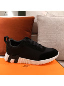 Hermes Bouncing Suede Sneakers Black 2021 10 (For Women and Men)