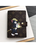 Louis Vuitton Monogram Canvas Print Small Ring Agenda Book Cover R20005 01 2019