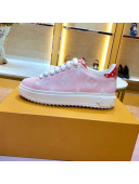 Louis Vuitton Stellar Sneaker in Monogram Flower Print Fabric Pink 2019