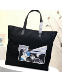 Prada Nylon Tote with Comic Appliqué 2VG019 2018 (1)