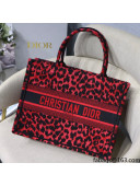 Dior Small Dior Book Tote in Raspberry Pop Mizza Embroidery 2021