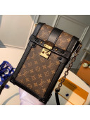 Louis Vuitton Monogram Canvas Phone Holder Mini Bag M63913 Black 2019