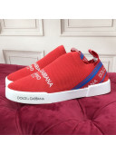 Dolce&Gabbana DG Knit Slip-on Sneakers Red 2021