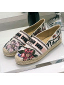 Dior Granville Espadrilles in Flower Embroidered Cotton 2020 