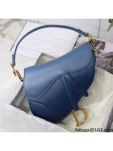 Dior Saddle Bag in Indigo Blue Gradient Calfskin 2021