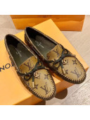 Louis Vuitton LV Circle Gloria Flat Loafers Monogram Reverse Canvas 2020