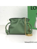 Loewe Nano Flamenco Clutch in Nappa Calfskin Light Green 2022