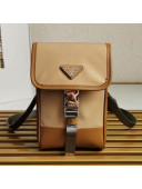 Prada Re-Nylon Messenger Mini Bag 2ZH108 Beige 2021