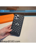 Louis Vuitton Cutout iPhone Case Black 2021 1104119