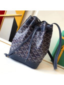 Goyard Petitflot Drawstring Bucket Bag Blue 2020