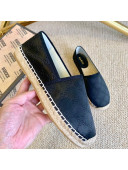 Gucci GG Silk Espadrilles Black 2020