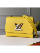 Louis Vuitton Epi Leather Twist MM Bag M56372 Yellow 