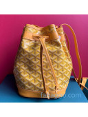 Goyard Petitflot Drawstring Bucket Bag Yellow 2020