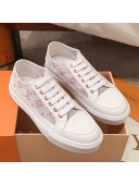 Louis Vuitton Stellar Sneakers in Pink Monogram Print Transparent Fabric 2020