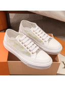 Louis Vuitton Stellar Sneakers in Green Monogram Print Transparent Fabric 2020