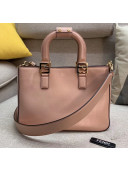 Fendi FF Tote Small Calfskin Bag Pink 2020