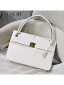 Dior Parisienne Tote Bag in White Smooth Calfskin M8015 2021 