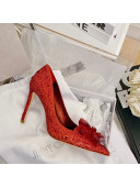 Jimmy Choo Crystal Pumps 10cm Red 2021 111689