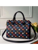 Louis Vuitton Game On Speedy Bandoulière 25 in Black Monogram Canvas M57466 2020