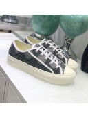 Dior Walk'n'Dior Sneakers in Grey Denim Cannage Embroidery 2020