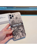 Dior Toile de Jouy iPhone Case Black 2021 05