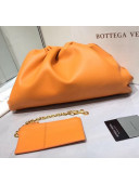 Bottega Veneta Large Pouch Soft Voluminous Clutch Bag Orange 2020 576227L