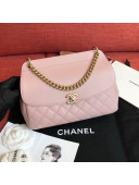 Chanel Flap Bag AS0416 Pink 2019 