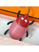 Hermes Lambskin Beetle Bag Charm 2022 01