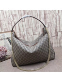 Gucci GG Supreme Large Hobo 477324 Beige 2019