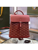 Goyard Alpin Mini Backpack Bag Red 2020