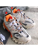 Balenciaga Track Trainer Sneakers 11 White/Orange 2019 (For Women and Men)