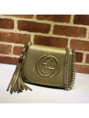 Gucci Soho Calfskin Mini Shoulder Bag 323190 Gold 2021