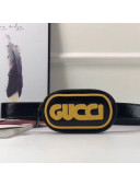 Gucci Black Crumpled Calfskin Belt Bag 2019