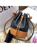 Loewe Balloon Bag in Nappa Calfskin Brown/Black 2021