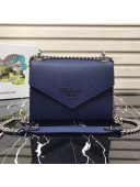 Prada Monochrome Saffiano Leather Bag 1BD127 Navy Blue 2018