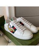 Bananya x Gucci Ace Sneaker White 2021