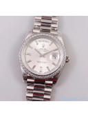 Rolex Datejust Watch 40mm With Crystal Silver/White 2020 Top Quality 